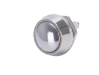 Nút nhấn Inox hình tròn mặt lõm 12mm